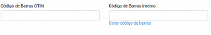 Lançar armazenagem com código de barras
