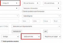 Buscar inventário do estoque por DI