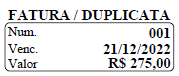 EXIBIÇÃO COND.PGTO NA NF