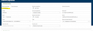 Preenchimento automático das informações de pagamento ao informar NF-e